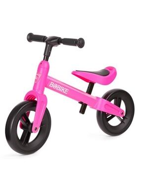 bobike Hot Pink and Black No-Pedal Balance Bike
